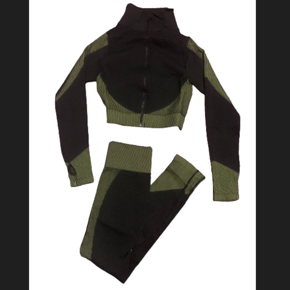 Womens workout outfit two piece set